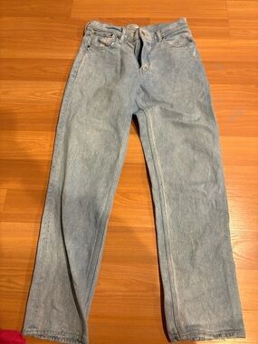 Abercrombie & Fitch Light Wash 90’s Straight Jean